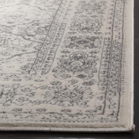 CARNEGIE, CREAM / DARK GREY, 2'-3" X 12', Area Rug, CNG691K-212. Picture 2