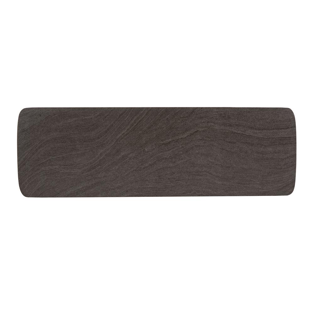 Rylee Rectangle Console Table, Grey/Black. Picture 9