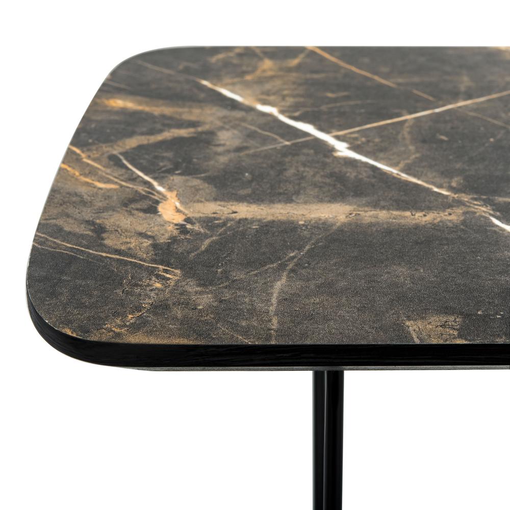 Rylee Rectangle Console Table, Dark Grey/Black. Picture 4