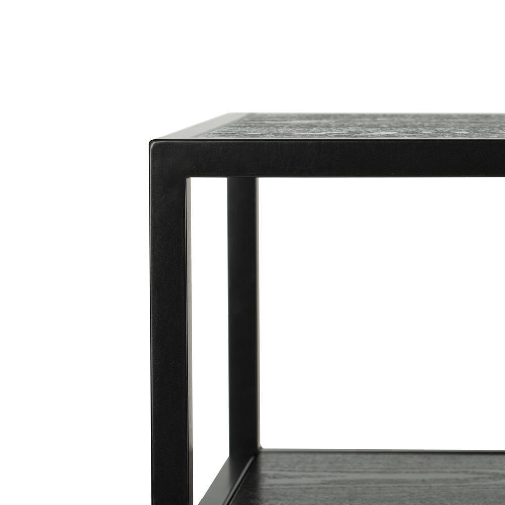 Reese Geometric Console Table, Black/Black. Picture 2