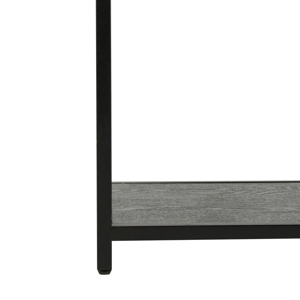 Reese Geometric Console Table, Black/Black. Picture 4