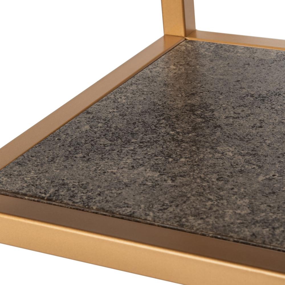 Octavia Console Table, Beige/Black/Gold. Picture 6