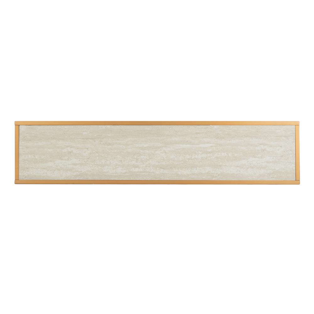 Octavia Console Table, Beige/Black/Gold. Picture 12
