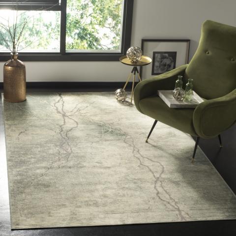 CONSTELLATION VINTAGE, LIGHT GREY/MULTI, 5'-3" X 7'-6", Area Rug, CNV748-2110-5. Picture 3