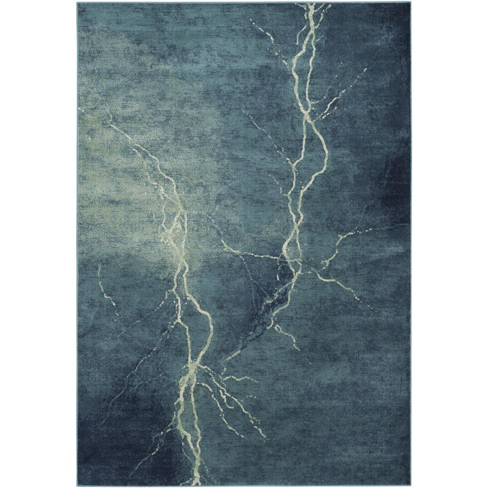 CONSTELLATION VINTAGE, TURQUOISE / MULTI, 5'-3" X 7'-6", Area Rug, CNV748-2224-5. Picture 1