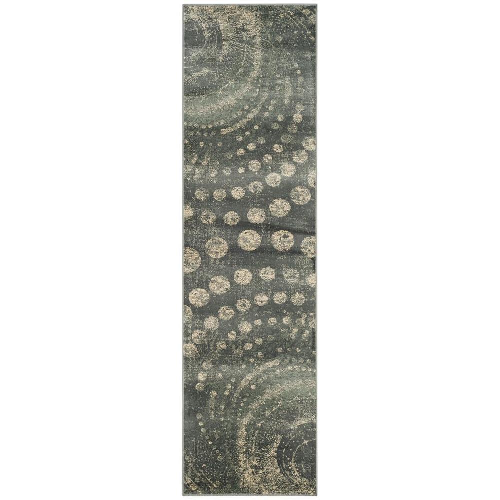 CONSTELLATION VINTAGE, LIGHT GREY / MULTI, 2'-2" X 8', Area Rug, CNV749-2770-28. Picture 1