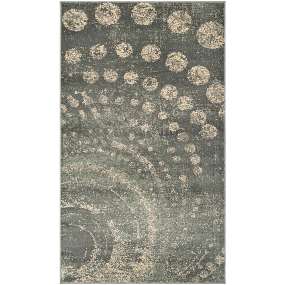 CONSTELLATION VINTAGE, LIGHT GREY/MULTI, 3'-3" X 5'-7", Area Rug, CNV749-2770-3. Picture 1