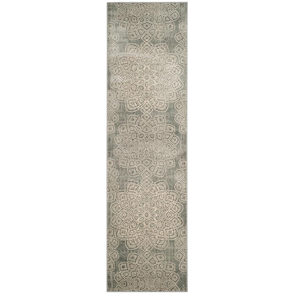 CONSTELLATION VINTAGE, LIGHT GREY / MULTI, 2'-2" X 8', Area Rug, CNV751-2770-28. Picture 1