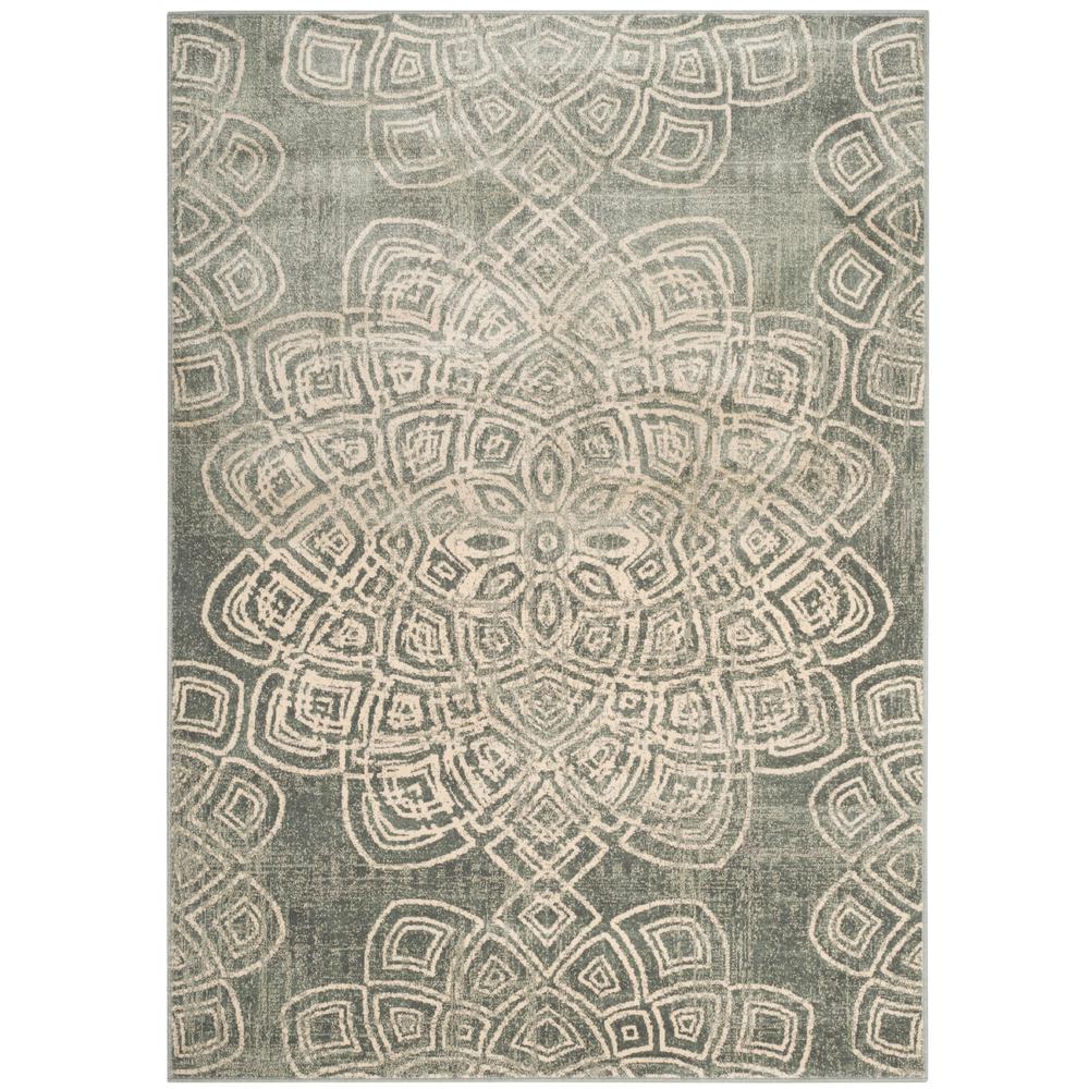 CONSTELLATION VINTAGE, LIGHT GREY / MULTI, 4' X 5'-7", Area Rug, CNV751-2770-4. Picture 1
