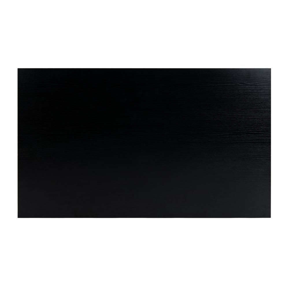 Pine Two Drawer Coffee Table, Black/Gold. Picture 11