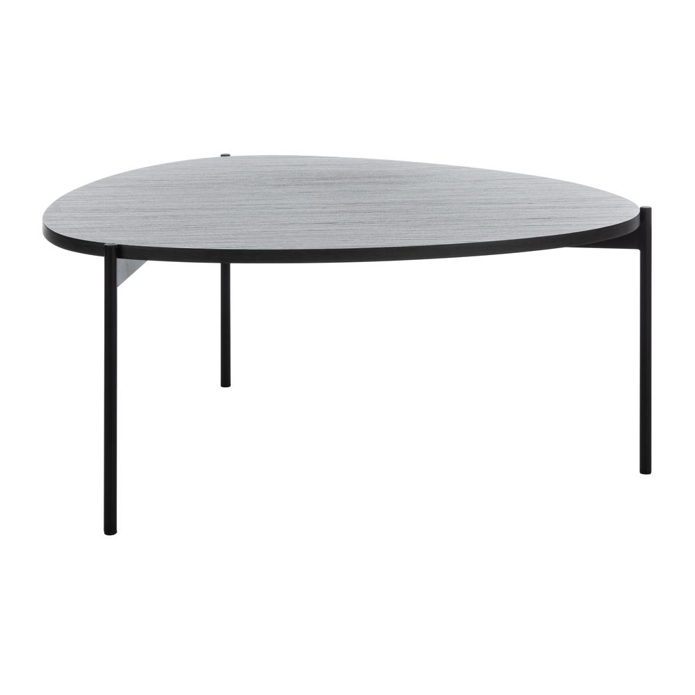 Sven Coffee Table, Dark Grey Oak/Black. Picture 1