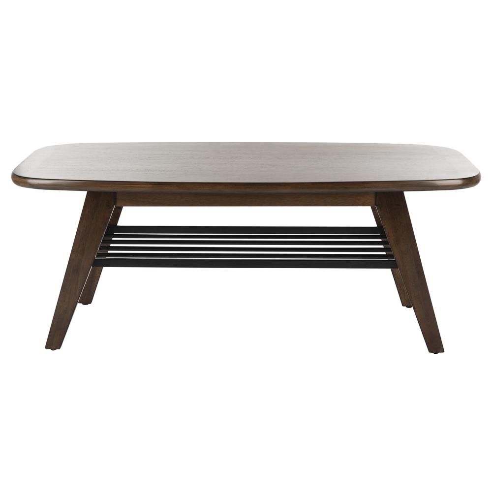 Oren 2 Tier Coffee Table, Dark Walnut. Picture 1