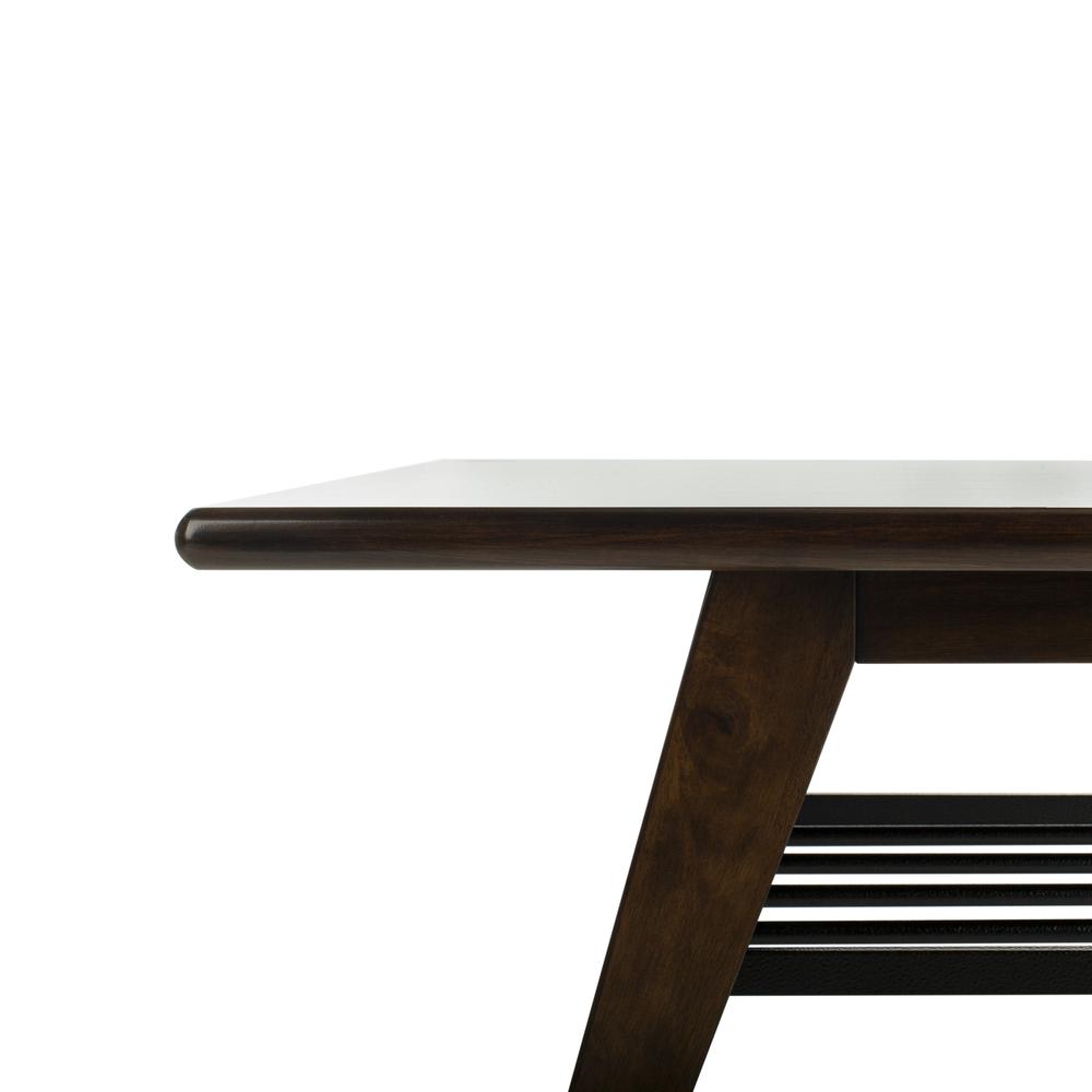 Seth 2 Tier Coffee Table, Dark Walnut. Picture 2