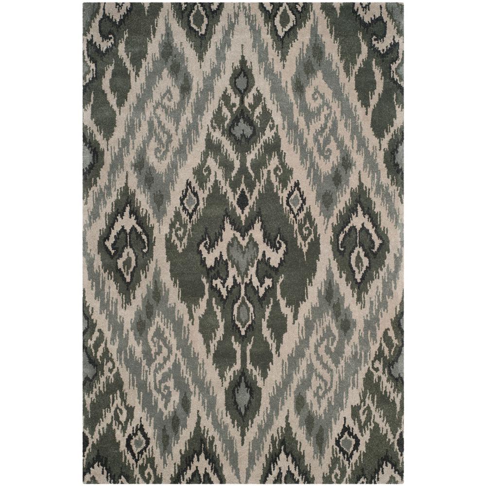 CAPRI, MULTI / GREY, 6' X 9', Area Rug. Picture 1