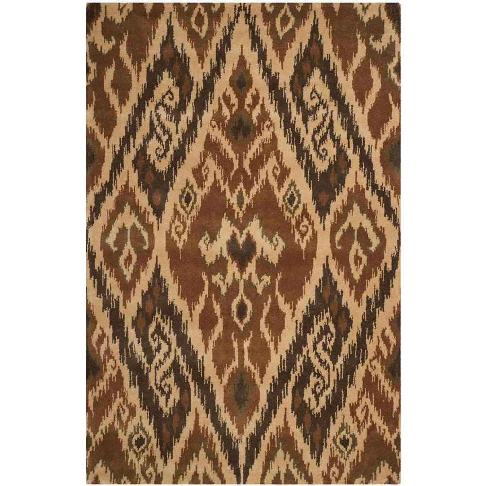 CAPRI, MULTI / BROWN, 6' X 9', Area Rug. Picture 1