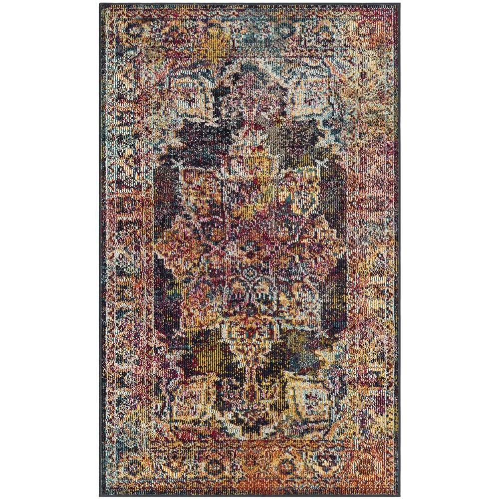 CRYSTAL, NAVY / LIGHT BLUE, 3' X 5', Area Rug, CRS513H-3. Picture 1