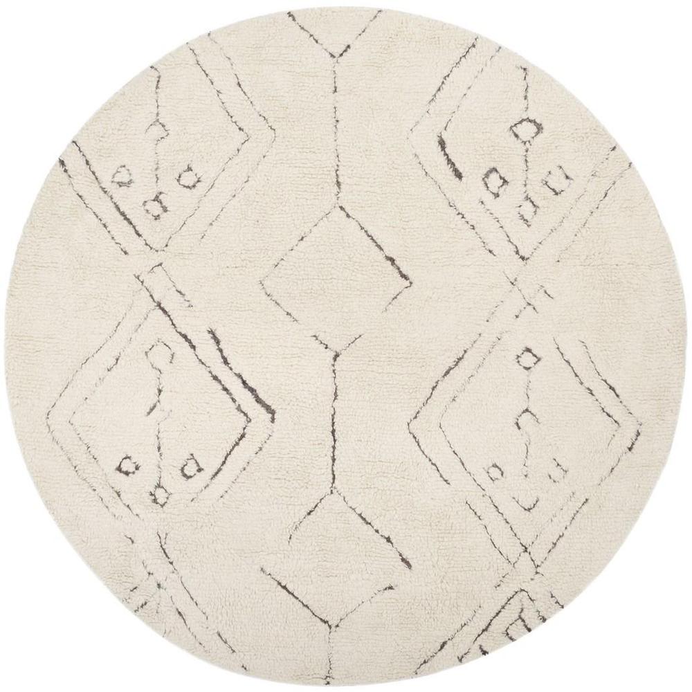 CASABLANCA, IVORY / MULTI, 6' X 6' Round, Area Rug, CSB212A-6R. Picture 1