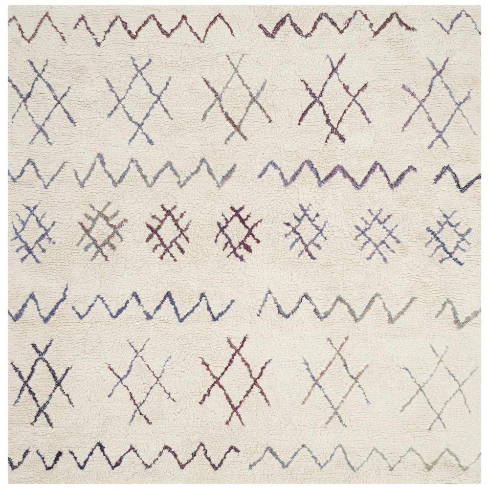 CASABLANCA, IVORY / MULTI, 6' X 6' Square, Area Rug, CSB213A-6SQ. Picture 1