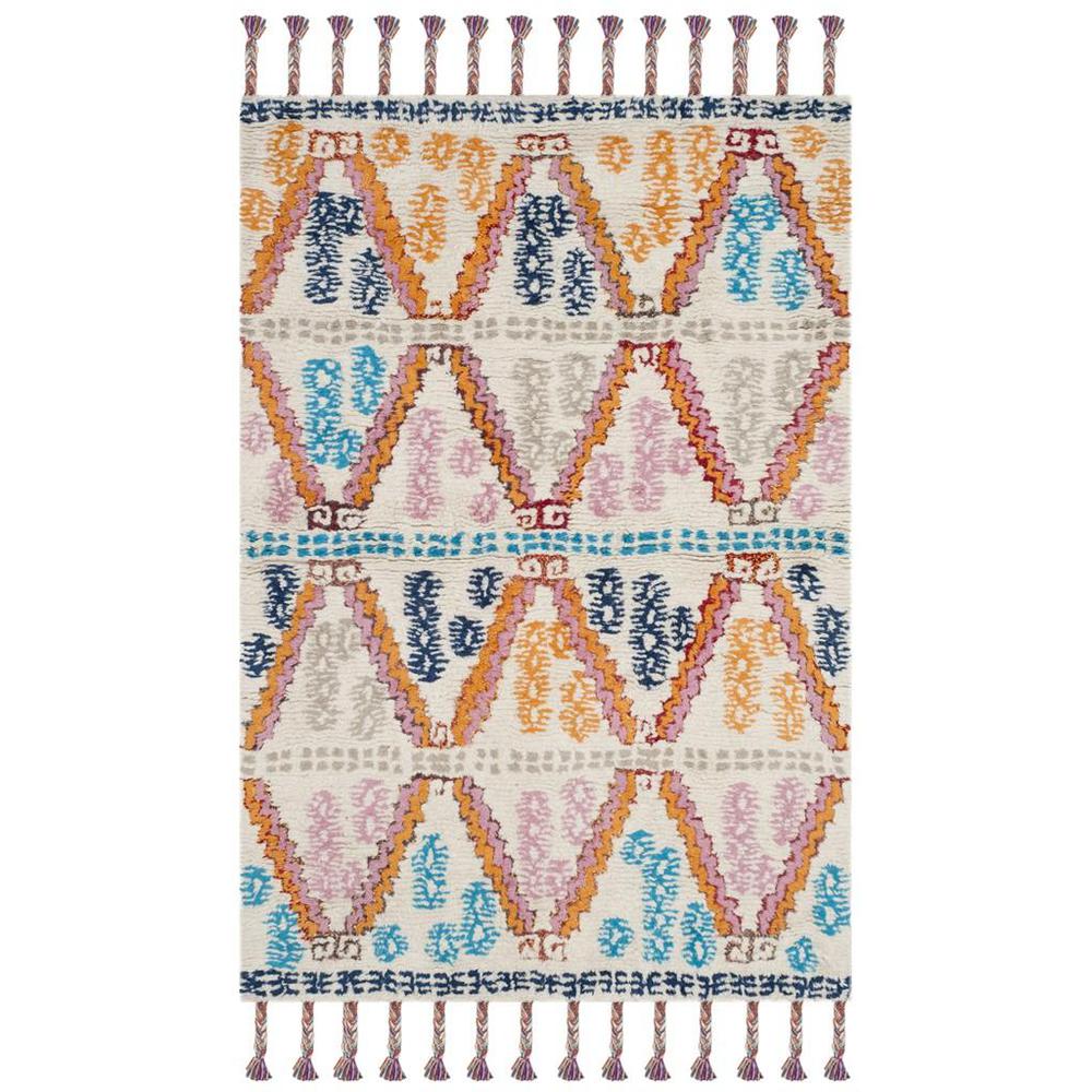 CASABLANCA, IVORY / MULTI, 4' X 6', Area Rug, CSB217A-4. Picture 1