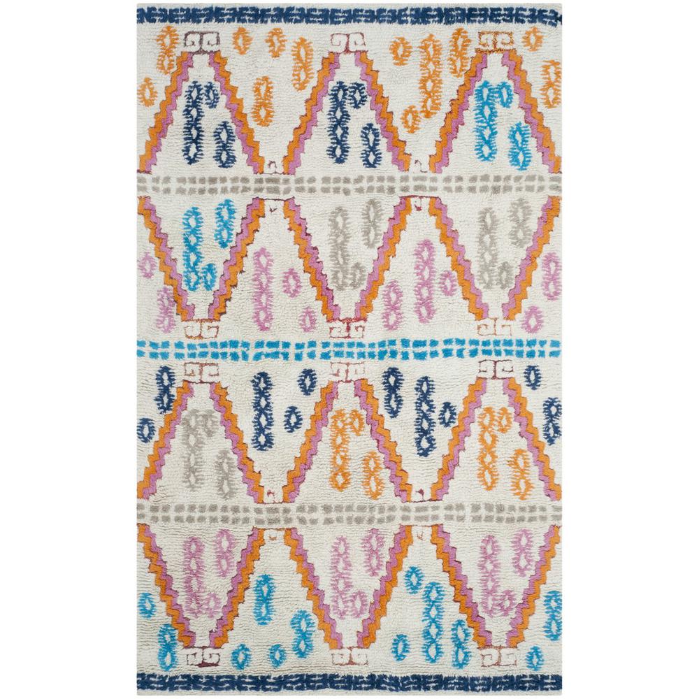 CASABLANCA, IVORY / MULTI, 5' X 8', Area Rug, CSB217A-5. Picture 1