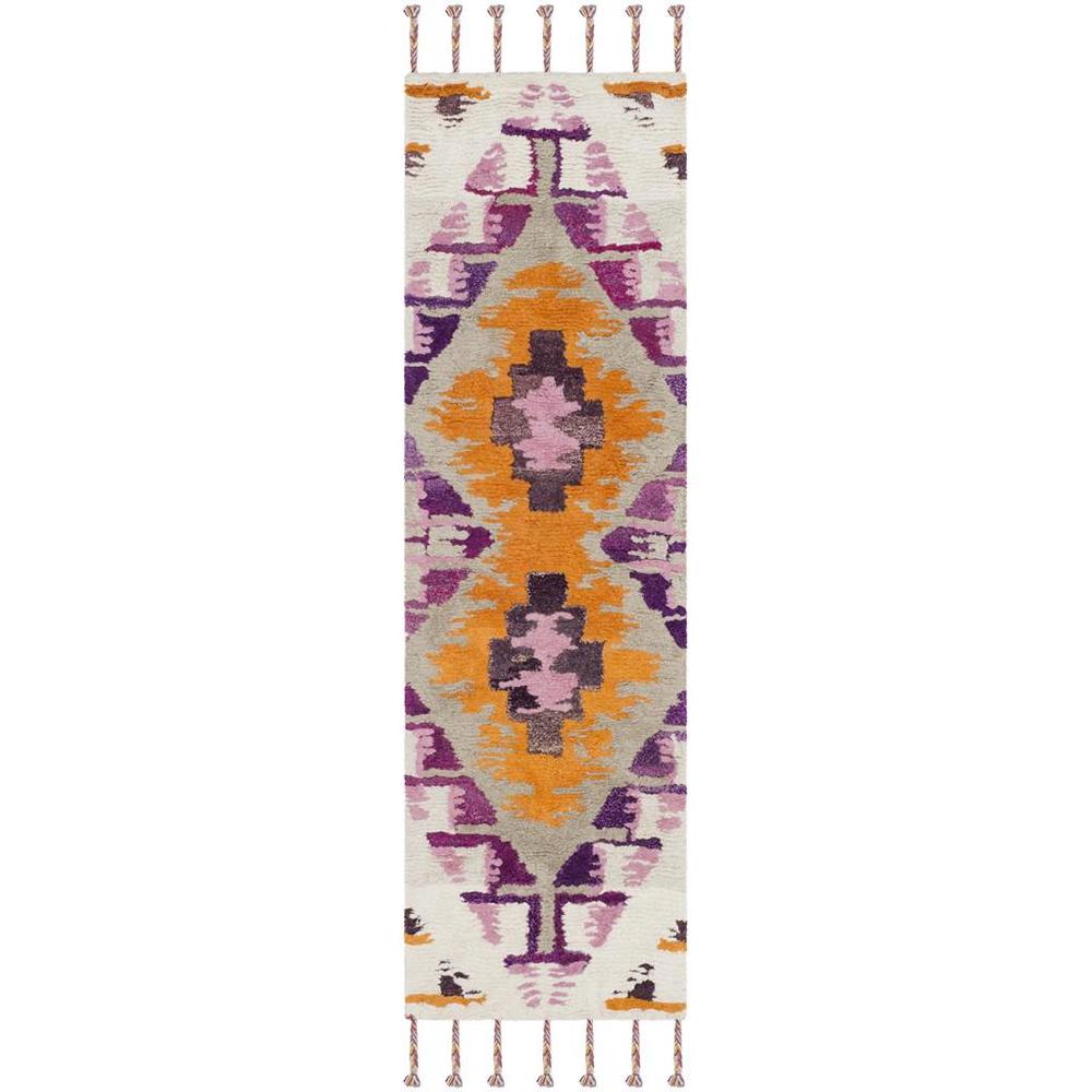CASABLANCA, IVORY / MULTI, 2'-3" X 8', Area Rug, CSB218A-28. Picture 1