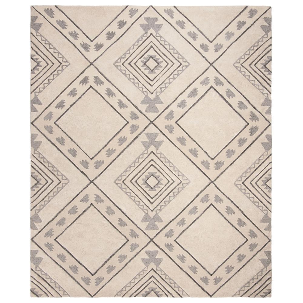 CASABLANCA, IVORY / GREY, 8' X 10', Area Rug, CSB302A-8. Picture 1