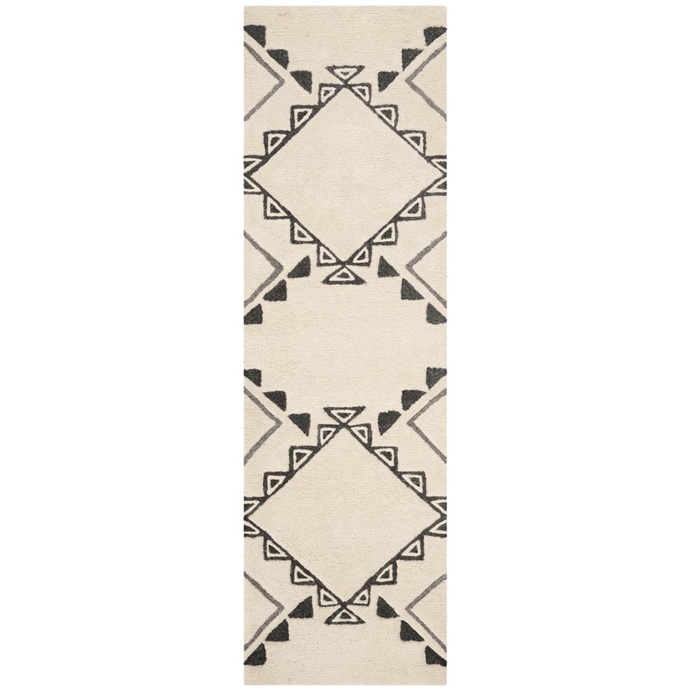 CASABLANCA, IVORY / GREY, 2'-3" X 8', Area Rug, CSB303A-28. Picture 1