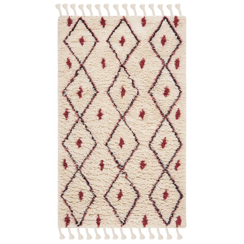 CASABLANCA, IVORY / FUCHSIA, 5' X 8', Area Rug. Picture 1