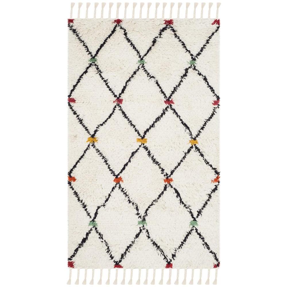 CASABLANCA, IVORY / MULTI, 4' X 6', Area Rug, CSB728A-4. Picture 1