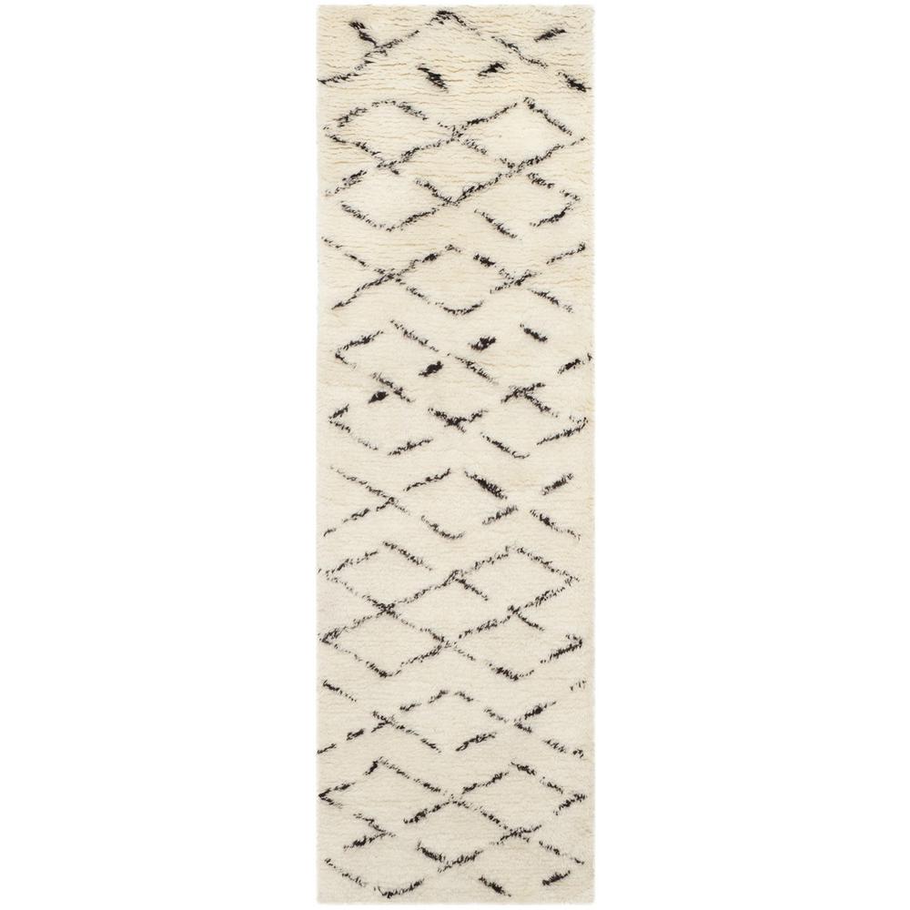 CASABLANCA, IVORY / BROWN, 2'-3" X 8', Area Rug, CSB847A-28. Picture 1