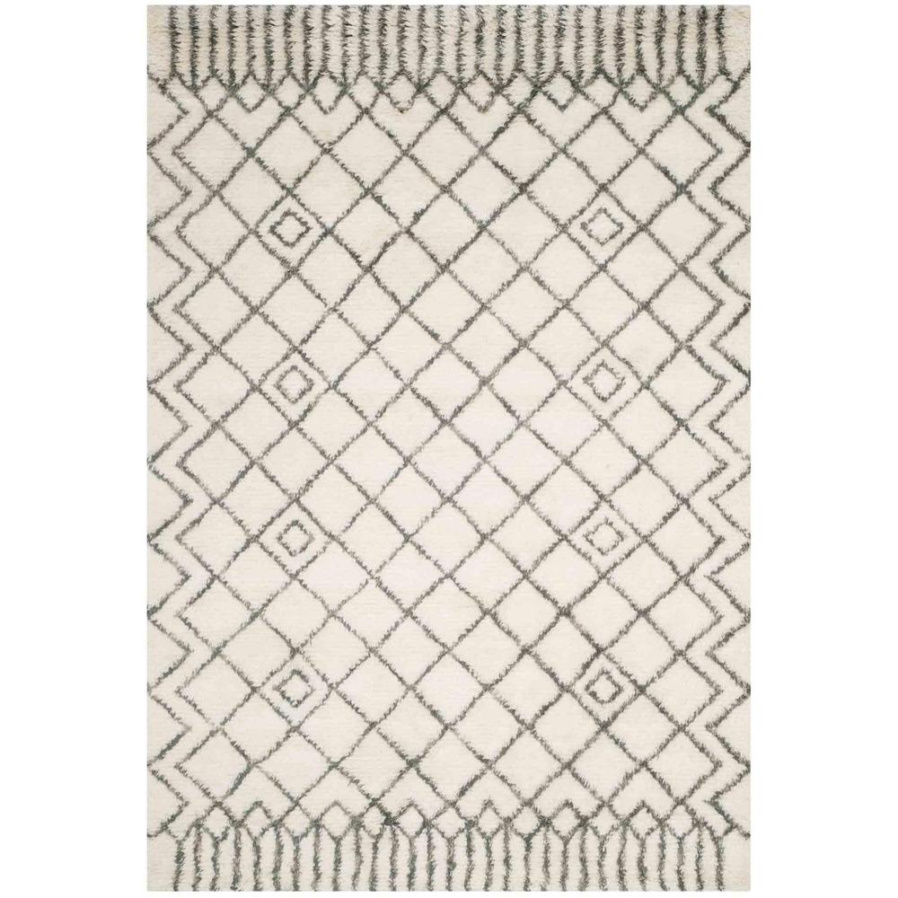 CASABLANCA, IVORY / GREY, 6' X 9', Area Rug, CSB894C-6. Picture 1
