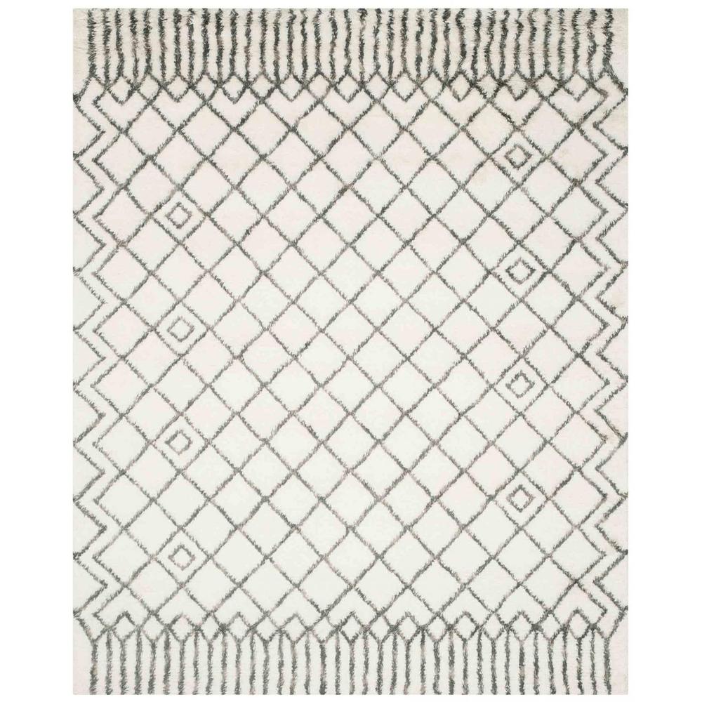 CASABLANCA, IVORY / GREY, 8' X 10', Area Rug, CSB894C-8. Picture 1