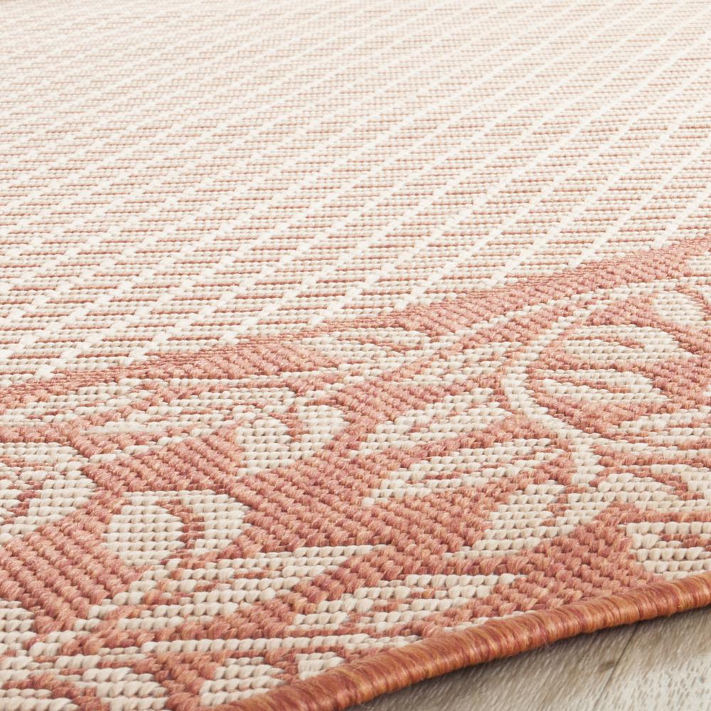 COURTYARD, NATURAL / TERRA, 6'-7" X 6'-7" Round, Area Rug, CY0727-3201-7R. Picture 2