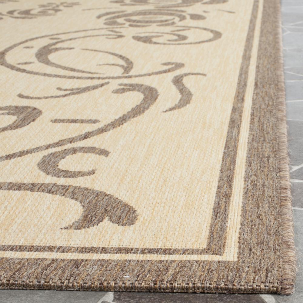 COURTYARD, NATURAL / BROWN, 8' X 11', Area Rug, CY1893-3001-8. Picture 3