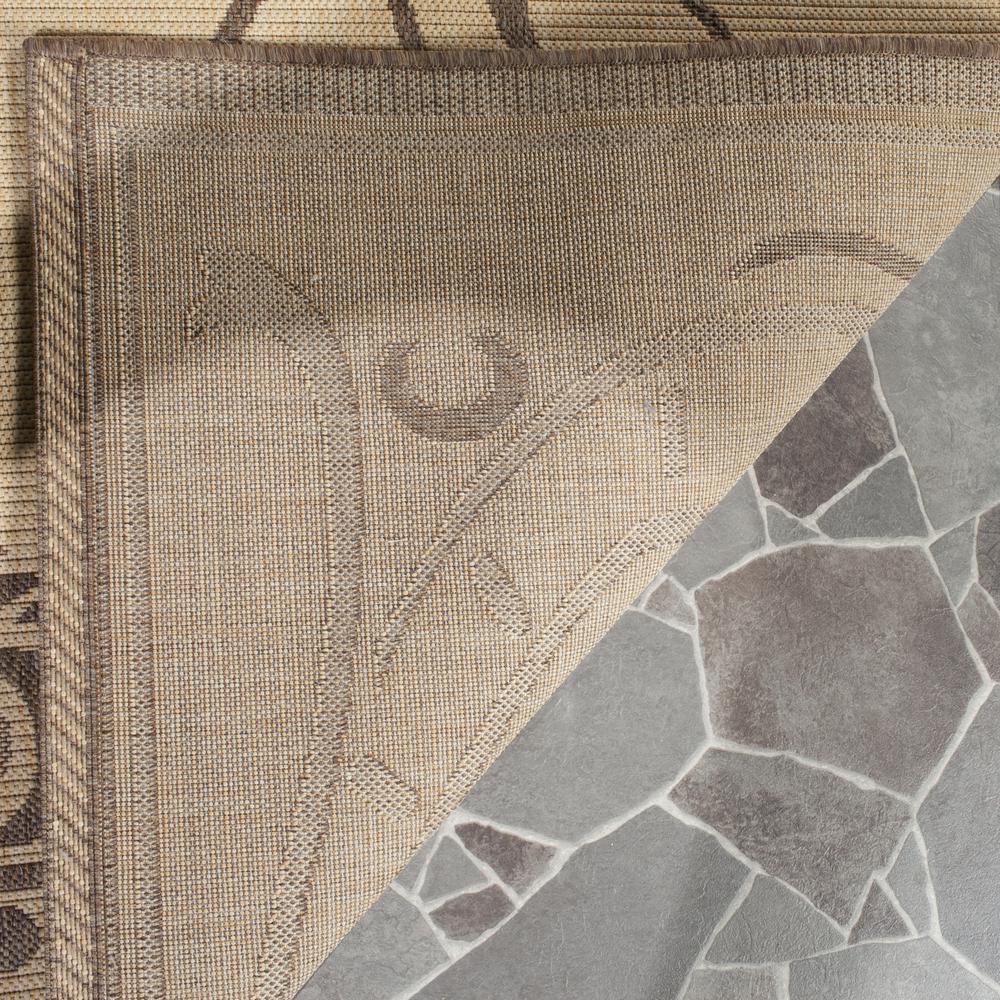 COURTYARD, NATURAL / BROWN, 8' X 11', Area Rug, CY1893-3001-8. Picture 1