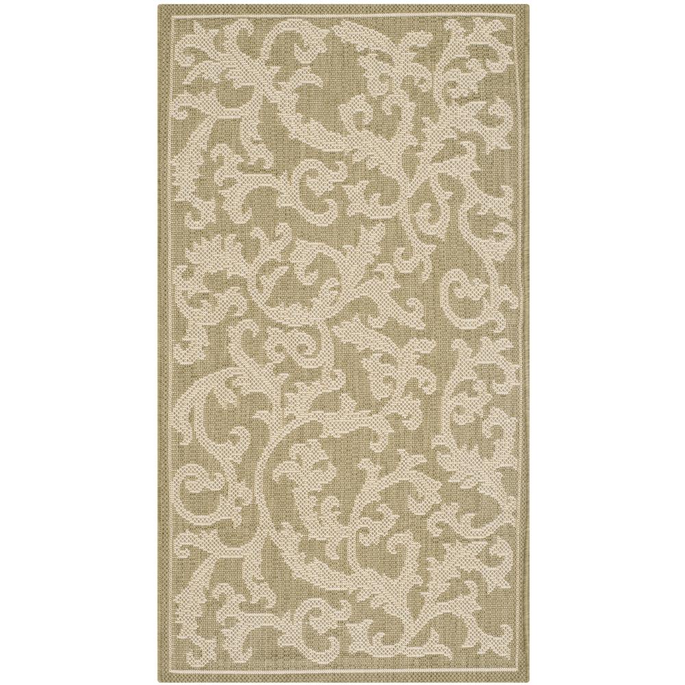 COURTYARD, OLIVE / NATURAL, 2' X 3'-7", Area Rug, CY2653-1E06-2. Picture 2