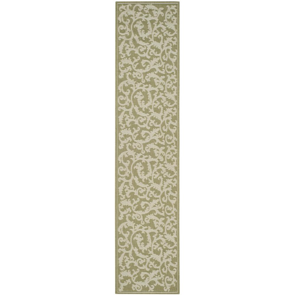 COURTYARD, OLIVE / NATURAL, 2' X 3'-7", Area Rug, CY2653-1E06-2. Picture 3
