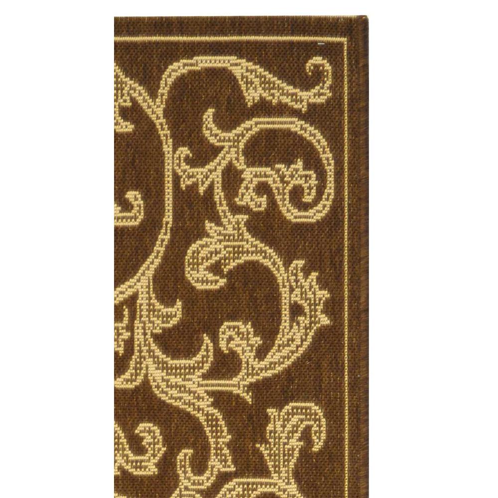 COURTYARD, BROWN / NATURAL, 2' X 3'-7", Area Rug, CY2653-3009-2. Picture 8