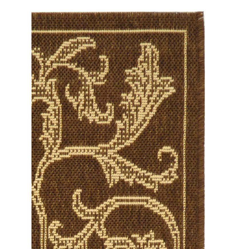 COURTYARD, BROWN / NATURAL, 2' X 3'-7", Area Rug, CY2653-3009-2. Picture 5