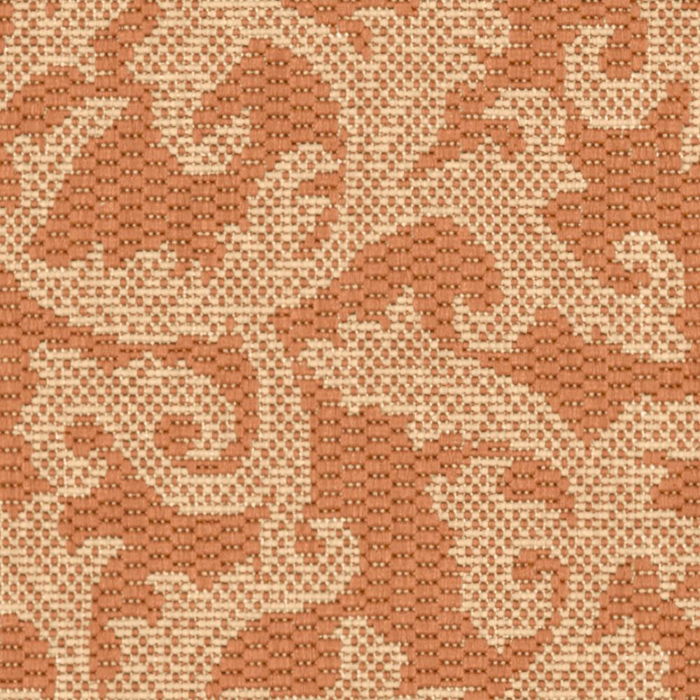 COURTYARD, TERRACOTTA / NATURAL, 2' X 3'-7", Area Rug, CY2653-3202-2. Picture 2