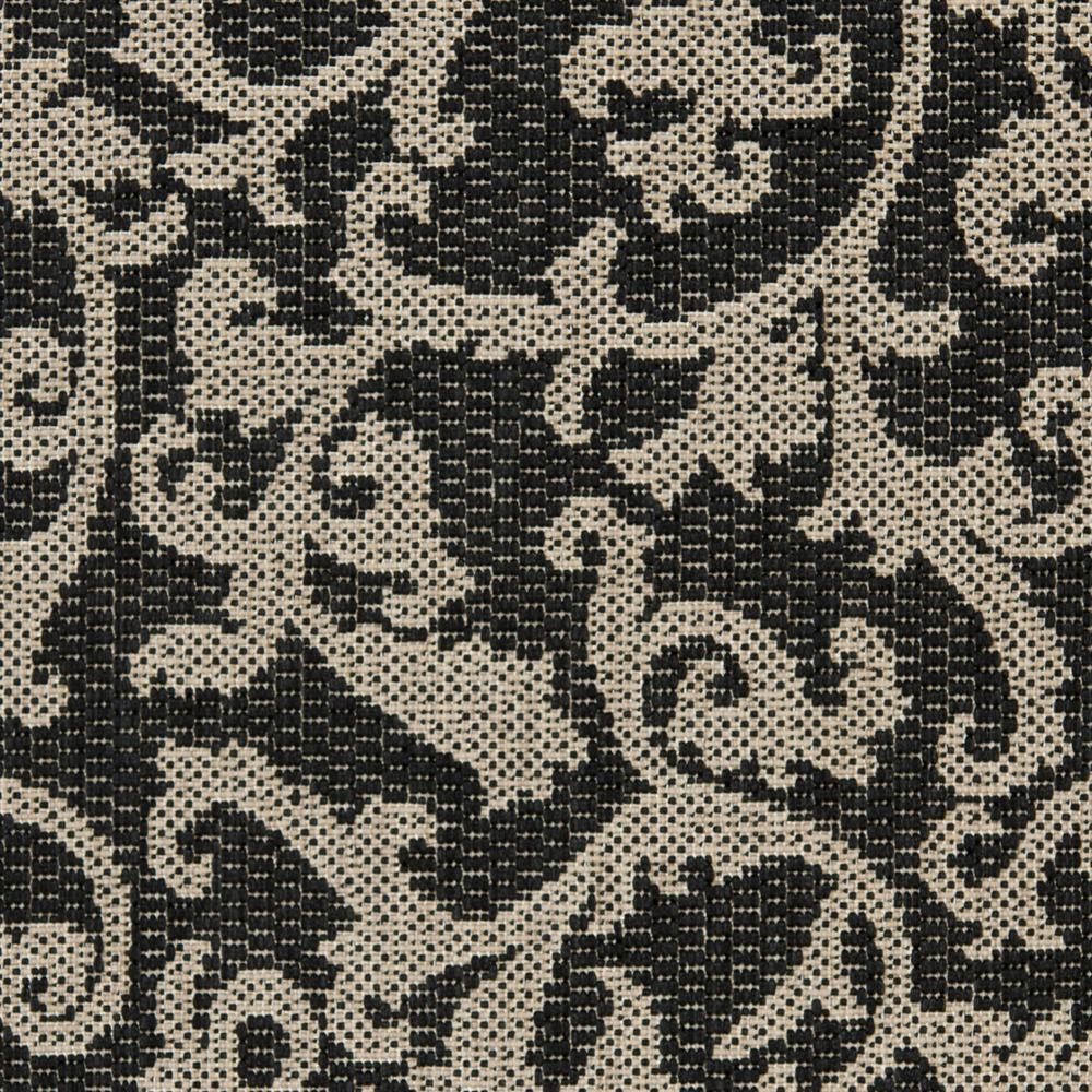 COURTYARD, BLACK / SAND, 2' X 3'-7", Area Rug, CY2653-3908-2. Picture 3