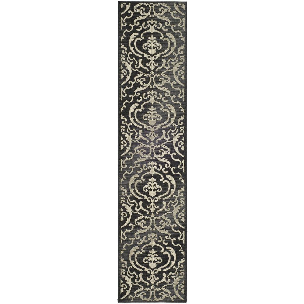 COURTYARD, BLACK / SAND, 2' X 3'-7", Area Rug, CY2663-3908-2. Picture 6