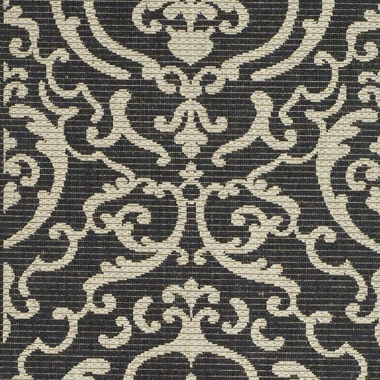 COURTYARD, BLACK / SAND, 2' X 3'-7", Area Rug, CY2663-3908-2. Picture 4