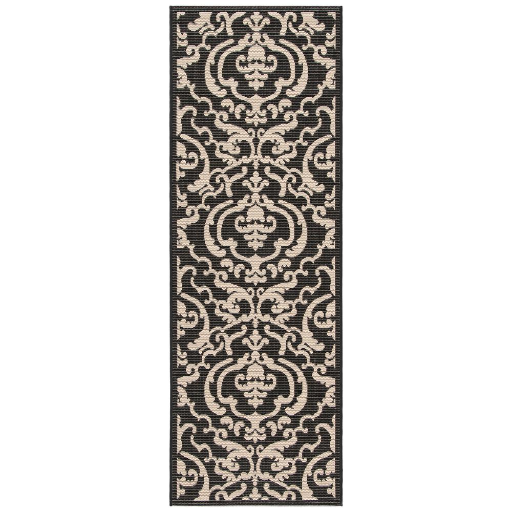 COURTYARD, BLACK / SAND, 2' X 3'-7", Area Rug, CY2663-3908-2. Picture 1
