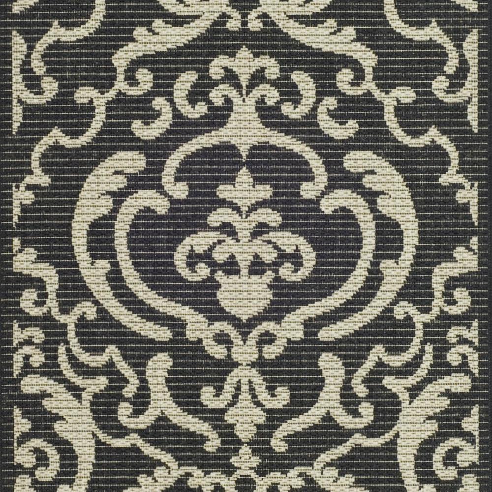 COURTYARD, BLACK / SAND, 2' X 3'-7", Area Rug, CY2663-3908-2. Picture 3