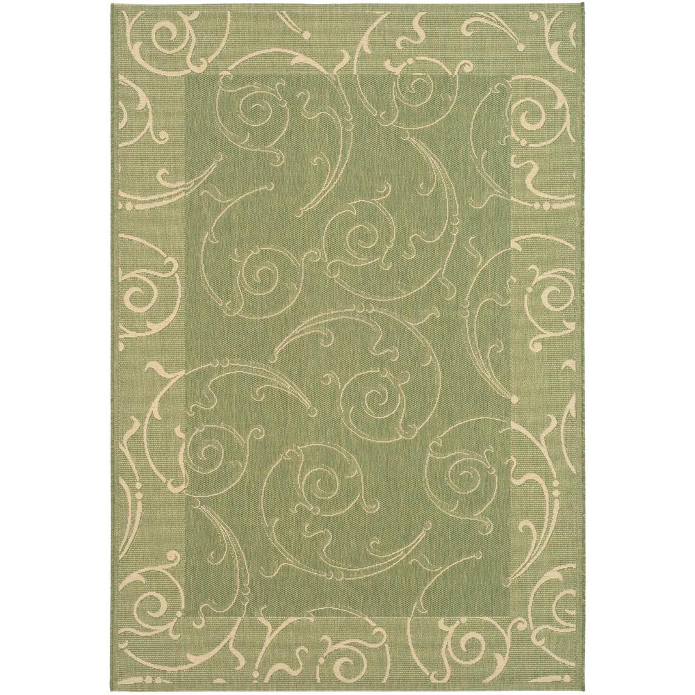 COURTYARD, OLIVE / NATURAL, 2' X 3'-7", Area Rug, CY2665-1E06-2. Picture 1