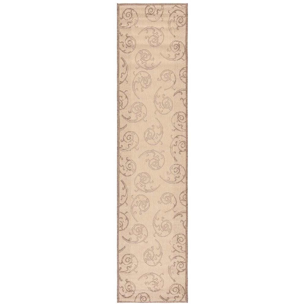 COURTYARD, NATURAL / BROWN, 2'-3" X 10', Area Rug, CY2665-3001-210. Picture 1
