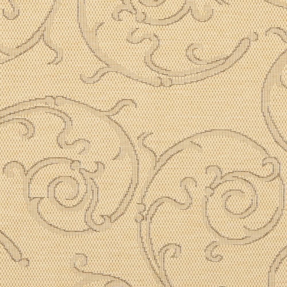 COURTYARD, NATURAL / BROWN, 5'-3" X 5'-3" Round, Area Rug, CY2665-3001-5R. Picture 3