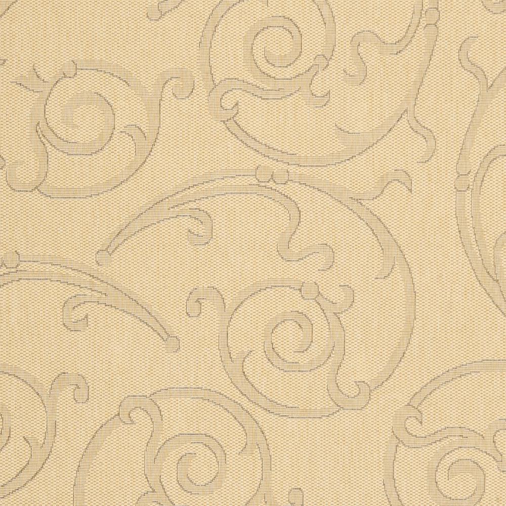 COURTYARD, NATURAL / BROWN, 6'-7" X 9'-6", Area Rug, CY2665-3001-6. Picture 2