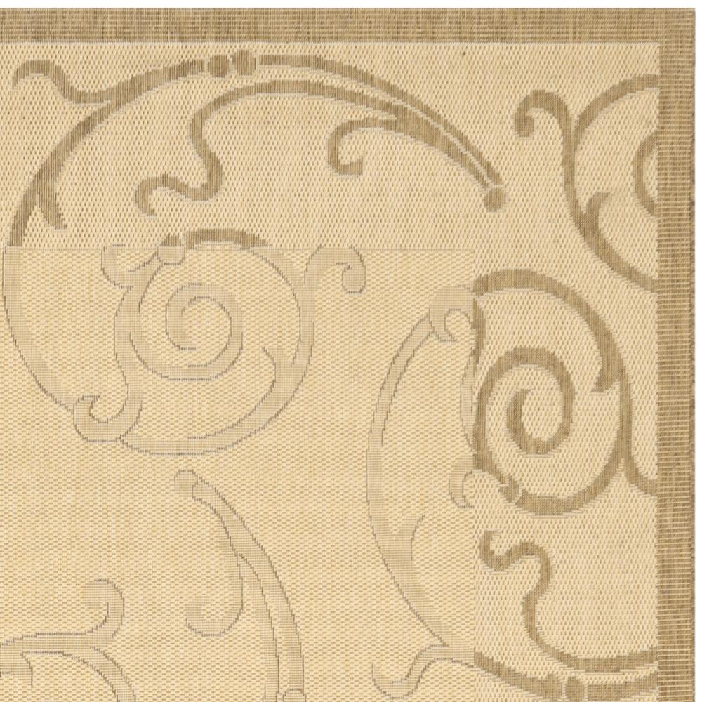COURTYARD, NATURAL / BROWN, 6'-7" X 9'-6", Area Rug, CY2665-3001-6. Picture 3